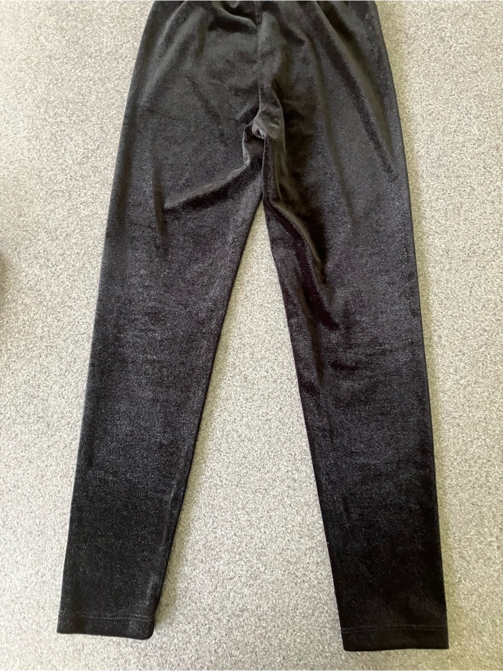 Cat & Jack Black Velvet Leggings - Picture 2 of 5
